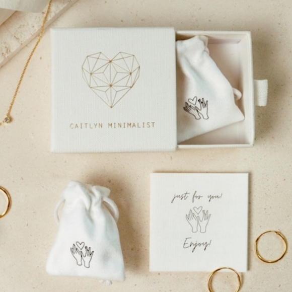 NWT Caitlyn Minimalist Gold Open Stacking Ring - Picture 2 of 5